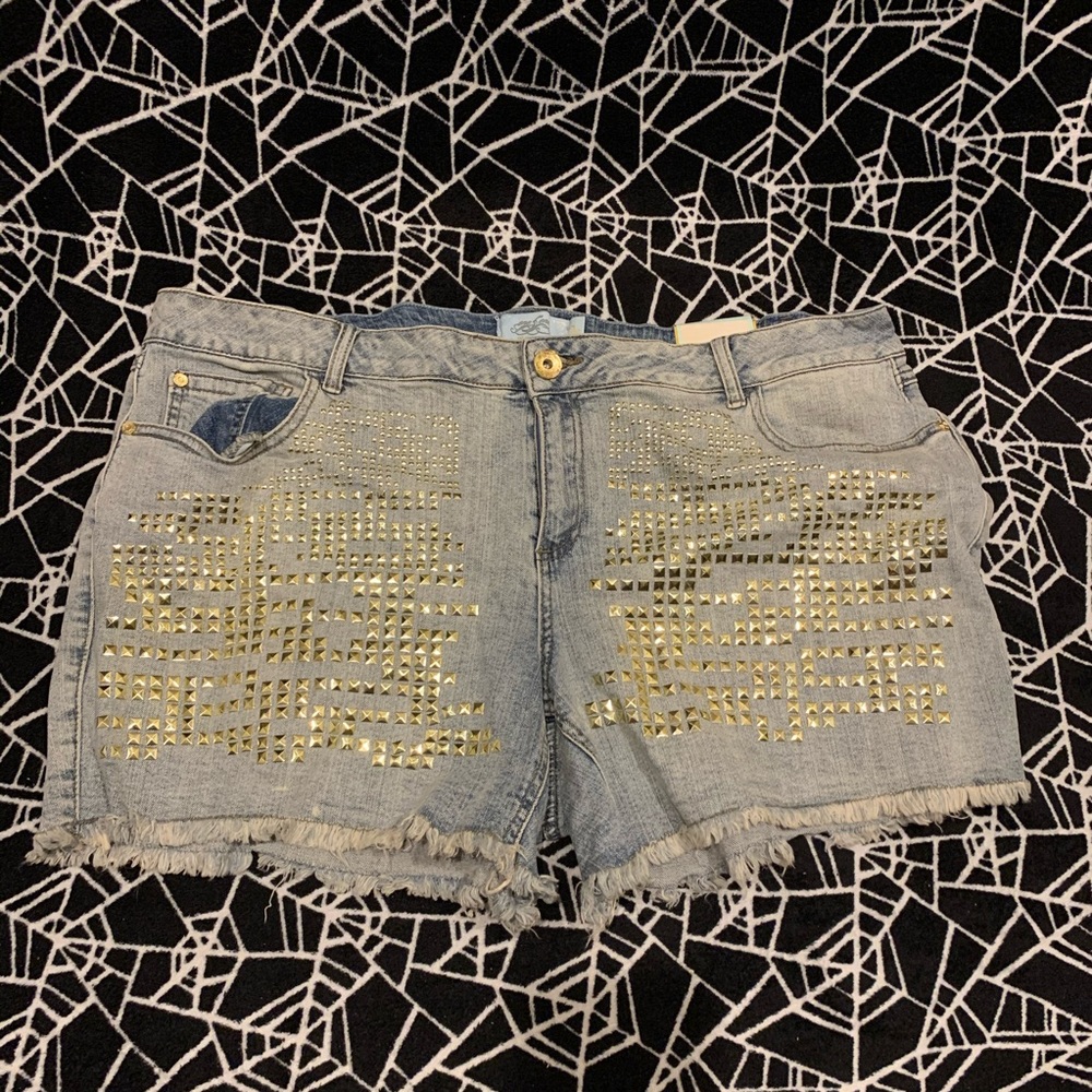 Studded shorts